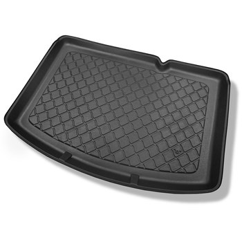 Tapis de coffre adapté pour Toyota Yaris III Hayon (09.2011-08.2020) - bac de coffre - protection de coffre voiture - coffre inférieur