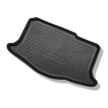 Tapis de coffre adapté pour Ssangyong Tivoli SUV (03.2015-2018) - bac de coffre - protection de coffre voiture - coffre inférieur (sans plancher multi-fonctions)