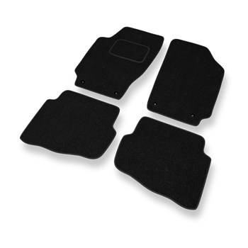 Tapis de Sol Feutres adapté pour Skoda Fabia I (1999-2007) - tapis de voiture - noir