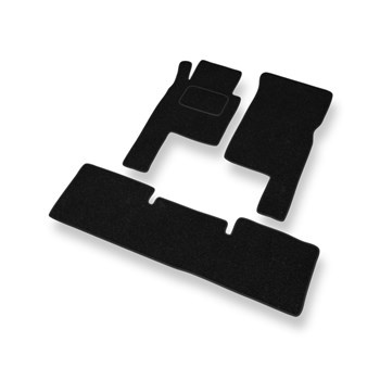 Tapis de Sol Feutres adapté pour Mercedes-Benz Classe G W463 (3 portes) (1990-2018) - tapis de voiture - noir