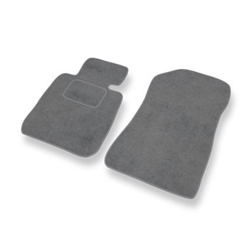 Tapis de Sol Velours adapté pour BMW 1 E81/E87 (2004-2013) - Premium tapis de voiture - gris