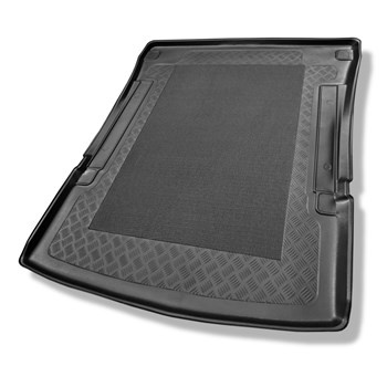 Tapis de coffre adapté pour Volkswagen Caddy IV Maxi Van (10.2007-10.2020) - bac de coffre - protection de coffre voiture - Trendline, Comfortline, Highline; 5/7 places ; derrière 2ème rangée de sièges