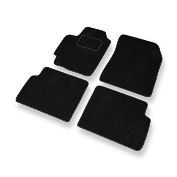 Tapis de Sol Velours adapté pour Mazda 323 VI (1998-2003) - Premium tapis de voiture - noir