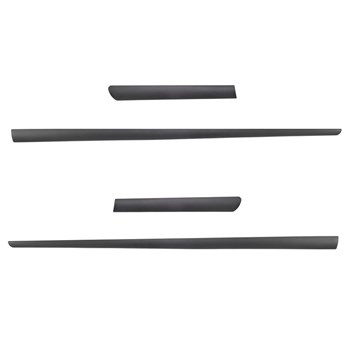 Plaques noires latérales de voiture Kia ProCeed Hayon (2007-2011) - (longueur des protections: 1185mm; 468mm)