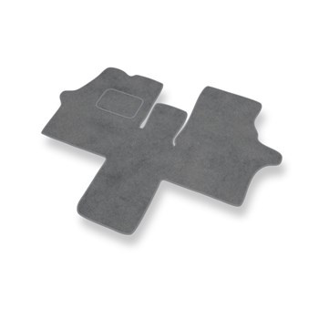 Tapis de Sol Velours adapté pour Mercedes-Benz Vito W638 Van (1996-2003) - Premium tapis de voiture - gris