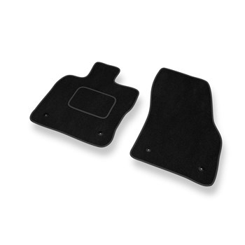 Tapis de Sol Velours adapté pour Seat Ateca SUV (2016-....) - Premium tapis de voiture - noir