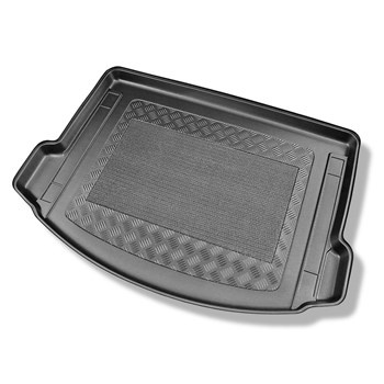 Tapis de coffre adapté pour Jaguar E-Pace SUV (01.2018-....) - bac de coffre - protection de coffre voiture - aussi pour les modèles avec des rails de fixation