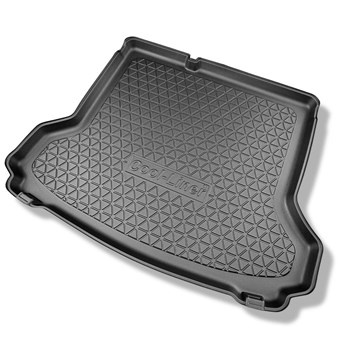 Tapis de coffre adapté pour Volkswagen ID.4 SUV (12.2020-....) - bac de coffre - protection de coffre voiture - coffre inférieur; modèles sans plancher amovible du coffre