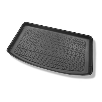 Tapis de coffre adapté pour Kia Rio IV YB Hayon (02.2017-....) - bac de coffre - protection de coffre voiture - coffre supérieur; modèles avec plancher amovible du coffre; non pour version Mild Hybrid