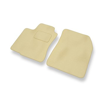 Tapis de Sol Velours adapté pour Mazda 323 V Coupé, Hayon, Berline (1994-1998) - Premium tapis de voiture - beige