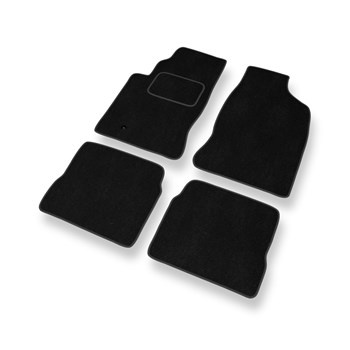 Tapis de Sol Velours adapté pour Chrysler PT Cruiser Automat Cabriolet, Monospace (2000-2010) - Premium tapis de voiture - noir
