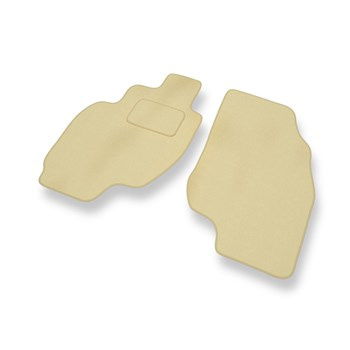 Tapis de Sol Velours adapté pour Hyundai Coupe II Coupé (1999-2002) - Premium tapis de voiture - beige