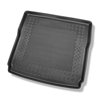 Tapis de coffre adapté pour Ssangyong Rexton W SUV (2012-10.2017) - bac de coffre - protection de coffre voiture - 7 places; 3me rangée abaissée