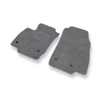 Tapis de Sol Velours adapté pour Ford B-MAX Monospace (2012-2017) - Premium tapis de voiture - gris