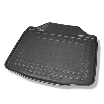 Tapis de coffre adapté pour Opel Insignia A Liftback (2008-05.2017) - bac de coffre - protection de coffre voiture - coffre inférieur ; avec roue de secours à usage temporaire ou kit de réparation