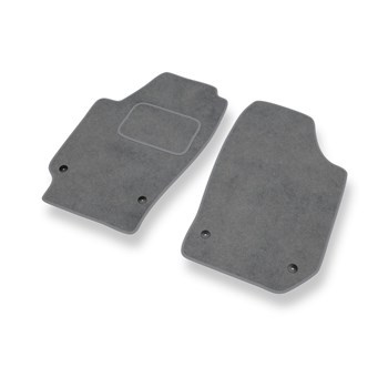 Tapis de Sol Velours adapté pour Seat Ibiza III Hayon (2002-2008) - Premium tapis de voiture - gris