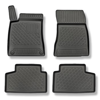 Tapis de sol en TPE adapté pour Mercedes-Benz GLB X247 SUV (11.2019-....) - sans la troisième rangée de sièges - tapis de voiture - noir