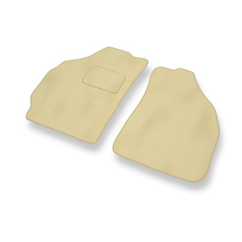Tapis de Sol Velours adapté pour Daewoo Matiz Hayon (1998-2008) - Premium tapis de voiture - beige