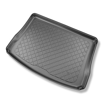 Tapis de coffre adapté pour Volkswagen ID.3 Hayon (11.2019-....) - bac de coffre - protection de coffre voiture - coffre supérieur; plancher amovible en la position la plus haute
