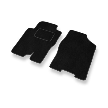 Tapis de Sol Velours adapté pour Nissan Pathfinder R51 (2005-2014) - Premium tapis de voiture - noir