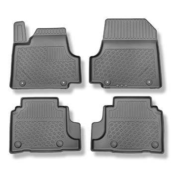 Tapis de sol en TPE adapté pour Hyundai Ioniq 5 CUV (06.2021-....) - tapis de voiture - noir