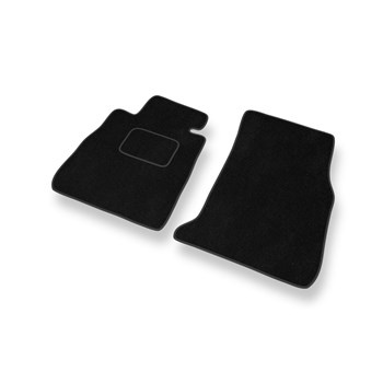 Tapis de Sol Velours adapté pour BMW 4 F32, F36 Coupé, Gran Coupé (2014-2021) - Premium tapis de voiture - noir