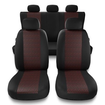 Housses de siège adaptées pour Audi A5 I, II (2007-2019) - housse siege voiture universelles - couverture siege - PF-RD