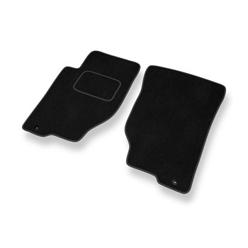 Tapis de Sol Velours adapté pour Kia Sorento I (2002-2009) - Premium tapis de voiture - noir