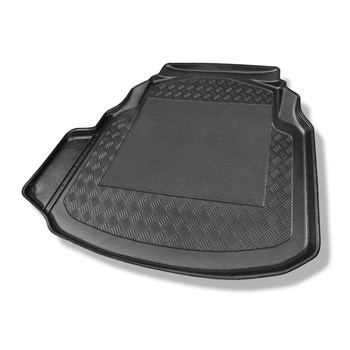 Tapis de coffre adapté pour Mercedes-Benz Classe C W204 Berline (04.2007-02.2014) - bac de coffre - protection de coffre voiture - sièges arrière non rabattables