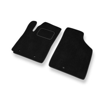 Tapis de Sol Velours adapté pour Hyundai i10 I Hayon (2007-2012) - Premium tapis de voiture - noir
