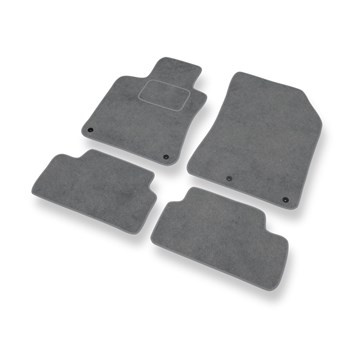 Tapis de Sol Velours adapté pour Peugeot 308 II Hayon (2013-2021) - Premium tapis de voiture - gris