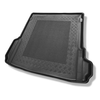 Tapis de coffre adapté pour Audi Q7 4M SUV (06.2015-....) - bac de coffre - protection de coffre voiture - 5/7 places (3e rangée abaissée); également pour les modeles avec rails de fixation