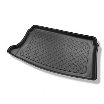 Tapis de coffre adapté pour Seat Ibiza V 6F Hayon (06.2017-....) - bac de coffre - protection de coffre voiture - coffre supérieur; modèles avec plancher amovible du coffre