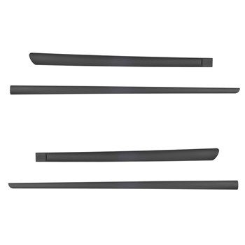 Plaques noires latérales de voiture Nissan Qashqai +2 Crossover (2009-2013)