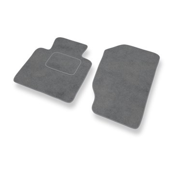 Tapis de Sol Velours adapté pour Honda S2000 Roadster (1999-2009) - Premium tapis de voiture - gris