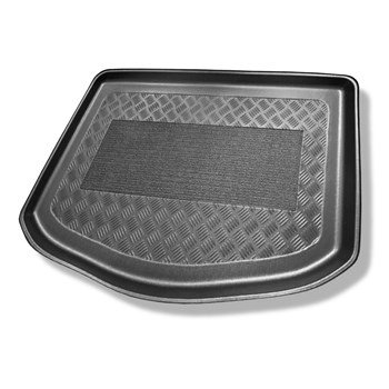 Tapis de coffre adapté pour Kia Soul II SUV (03.2014-03.2019) - bac de coffre - protection de coffre voiture - coffre inférieur ; modèles sans plancher amovible du coffre; pas pour la version électrique