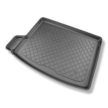 Tapis de coffre adapté pour Mini Countryman III (U25) SUV (11.2023-....) - bac de coffre - protection de coffre voiture - cavité gauche amovible dans les modèles avec filet latéral; banquette arrière coulissante (arrière - avant)