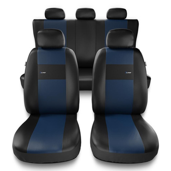 Housses de siège adaptées pour Peugeot 307 I, II (2001-2012) - housse siege voiture universelles - couverture siege - XL-BL
