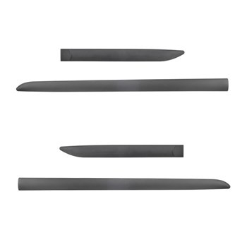 Plaques noires latérales de voiture Kia XCeed Crossover (2019-....) - (longueur des protections: 1005mm; 600mm)