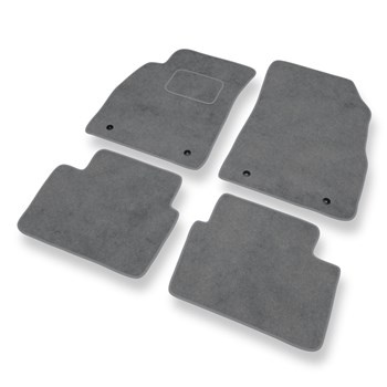 Tapis de Sol Velours adapté pour Opel Insignia I Liftback, Berline, Sports Tourer (2008-2017) - Premium tapis de voiture - gris