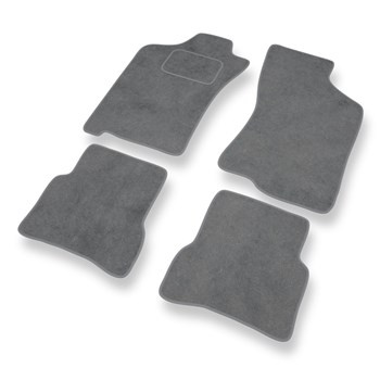 Tapis de Sol Velours adapté pour Fiat Albea Berline (2002-2010) - Premium tapis de voiture - gris