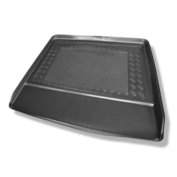 Tapis de coffre adapté pour Jeep Commander XK SUV (2006-2010) - bac de coffre - protection de coffre voiture - 7 places; 3me rangée abaissée