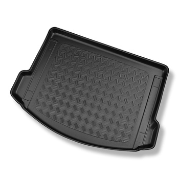 Tapis de coffre adapté pour Jaguar E-Pace SUV (01.2018-....) - bac de coffre - protection de coffre voiture - aussi pour les modèles avec des rails de fixation