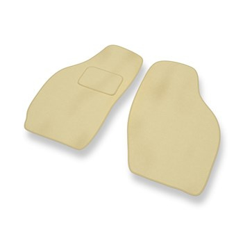 Tapis de Sol Velours adapté pour Daewoo Tico Hayon (1991-2001) - Premium tapis de voiture - beige