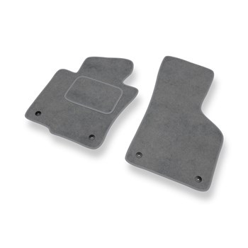 Tapis de Sol Velours adapté pour Volkswagen Passat B7 Berline, SW (2010-2014) - Premium tapis de voiture - gris