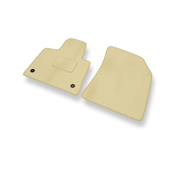 Tapis de Sol Velours adapté pour Citroen C4 Picasso (2013-2019) - Premium tapis de voiture - beige