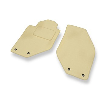 Tapis de Sol Velours adapté pour Volvo C70 I (1997-2006) - Premium tapis de voiture - beige