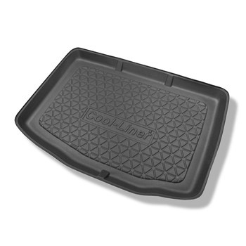 Tapis de coffre adapté pour Audi A1 8X Hayon, Sportback (09.2010-05.2018) - bac de coffre - protection de coffre voiture - coffre inférieur