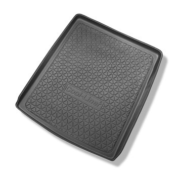 Tapis de coffre adapté pour Audi A6 C6 Avant (03.2005-2011) - bac de coffre - protection de coffre voiture - modèles avec système des rails de fixation dans le coffre; aussi pour la version Allroad Quattro