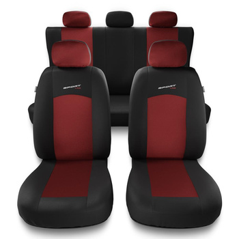 Housses de siège adaptées pour Peugeot 307 I, II (2001-2012) - housse siege voiture universelles - couverture siege - S-RD